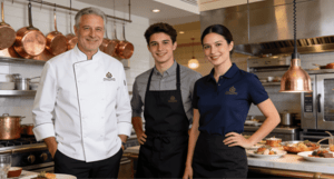 Professional Hospitality Uniforms and Restaurant Apparel for Bulk Orders