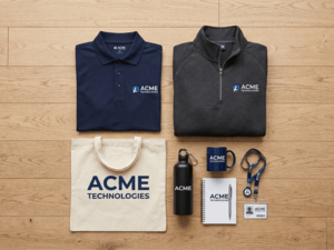 Professional Branding for Your Employee Welcome Pack Apparel Items