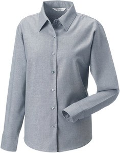 Russell Collection RU932F - Ladies' Long Sleeve Easy Care Oxford Shirt