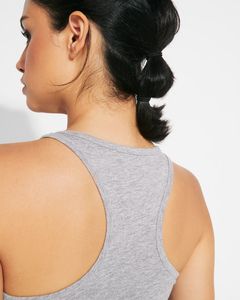 Roly CA6535 - BRENDA Přiléhavé dámské/dívčí tílko s boxerskými ramínky z hladkého úpletu