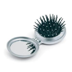 B BEAUTY Compact Foldable Hair Brush with Mirror - GiftRetail KC2683