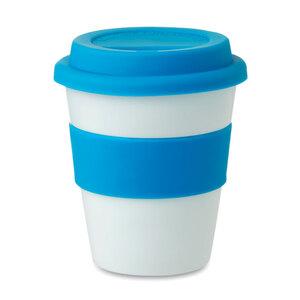ASTORIA PP ASTORIA 350ml White Tumbler with Silicone Lid - GiftRetail MO8078