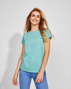 Roly CA6699 - Organic Cotton Women's Fitted Tee with Ribbed Neck