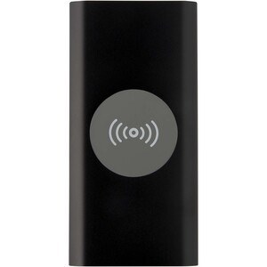 Juice 8000 mAh Type-C recycled aluminium wireless power bank - EgotierPro 124385