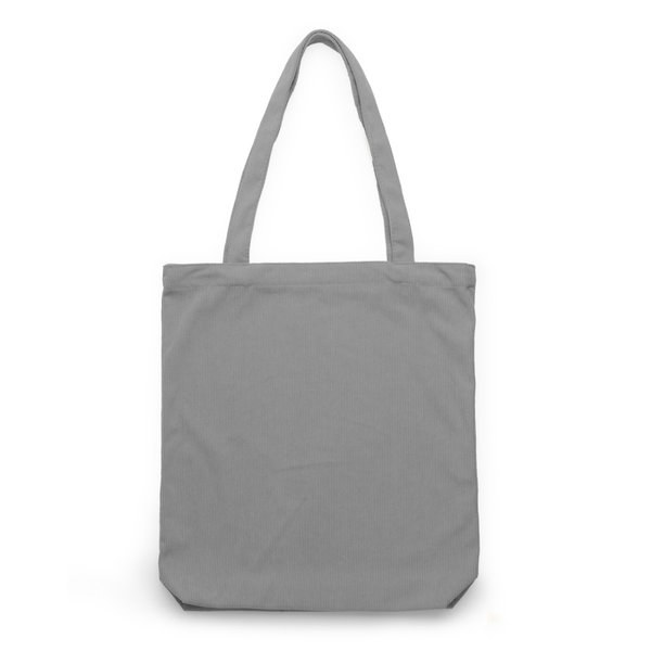 Claps 17468 - Chic Corduroy Shopper Bag with Long Handles