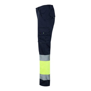 Velilla 36087 - Two-tone, multi-pocket stretch trousers (240g/m²), in cotton (46%), EME (38%) and polyester (16%)