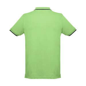 Men's Polo Shirt with contrast colour trim and buttons - Egotier 30137