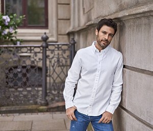 Tee Jays TJ4000 - Pánská Oxford Košile s Uvolněným Střihem