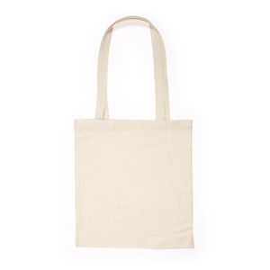 HILLOCK Sewn shopping bag in 100% cotton with practical 70 cm long reinforced handles