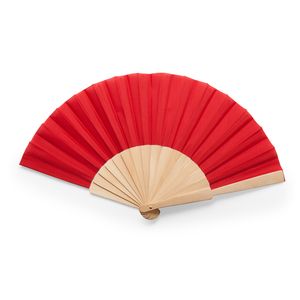 CALESA Hand fan with wooden ribs and polyester fabric - EgotierPro PF3111
