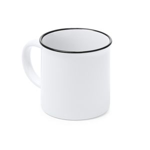 Stamina TZ4002 - KUMBO Ceramic mug with special retro design to sublimate with your favourite design