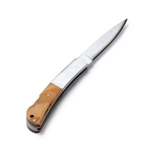 Stamina NA3989 - VIDUR Jackknife in stainless steel and combined grip with natural wood