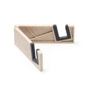 BAWEN Foldable mobile phone stand made of wheat fibre with non-slip top edges