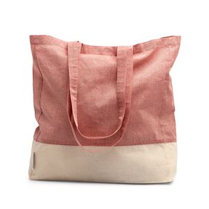 Stamina BO7189 - INCA Recycled cotton bag in a heather finish design and 120 gsm natural cotton with gusset