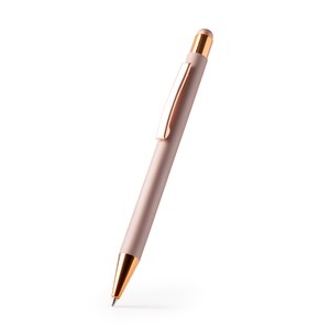 PERET Push ball pen with soft-touch metallic structure - EgotierPro BL1333