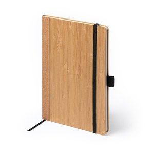 AUSTY A5 notebook with bamboo and cork covers - EgotierPro NB1327
