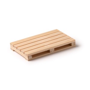 RAMY Wooden coaster in the shape of a pallet