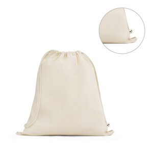 100% organic cotton drawstring bag (140 g/m²) - Egotier 92527