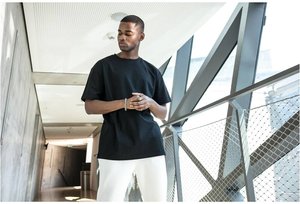 Build Your Brand BY102x10 - Pánské Pohodlné Oversize Tričko