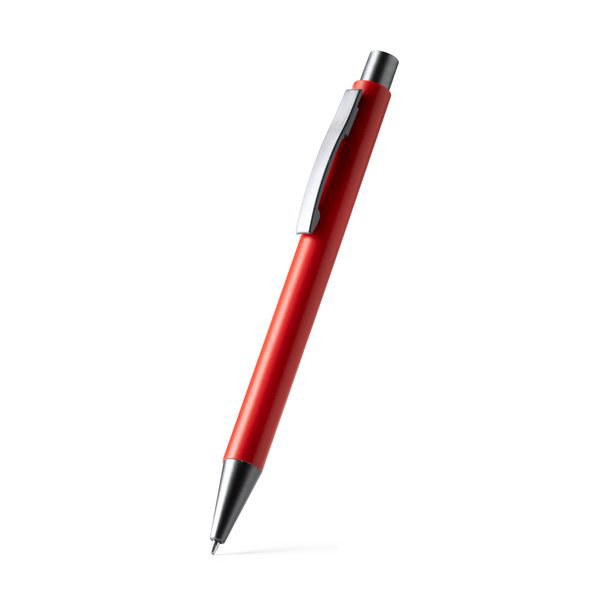 ROLAND Push pen made of ABS with details in a matte metallic finish