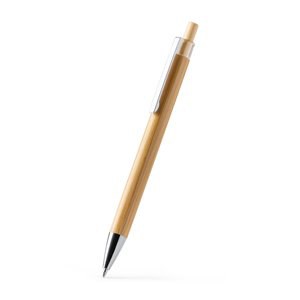 Stamina BL1764 - FIKE Ballpoint pen with bamboo body and pushbutton