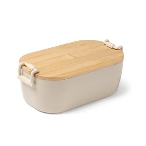Stamina FI1789 - BRIOX Lunch box with PP body and lid made of bamboo with safety closure