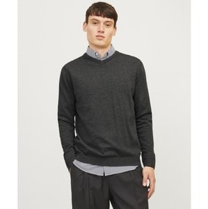 JACK&JONES JJ7194 - Men's V-neck sweater