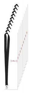 Pack of 10 GiftRetail MO9058 - SIMPLE LANY - Premium 20mm Lanyard with Metal Hook - Sublimation Print