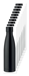 Pack of 10 GiftRetail MO9812 - BELO BOTTLE 500ml Copper Insulated Stainless Steel