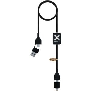 SCX.design 2PX212 - C32 60 W nabíjecí kabel s přepínačem a podsvíceným logem